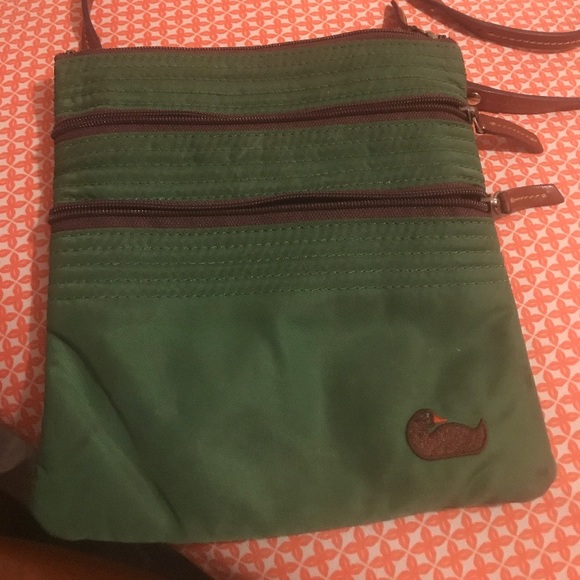Hunter green dooney crossbody - Picture 1 of 1